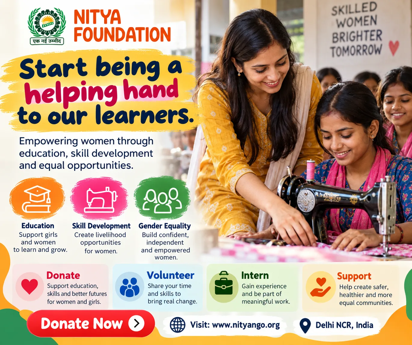 Women Empowerment NGO in Delhi: 3 Ways You Can Help Today