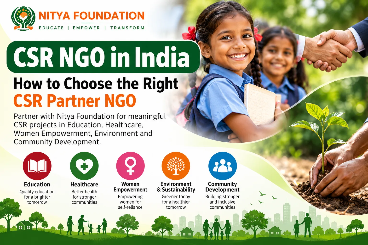 CSR NGO in India How to Choose the Right CSR Partner NGO | Nitya Foundation
