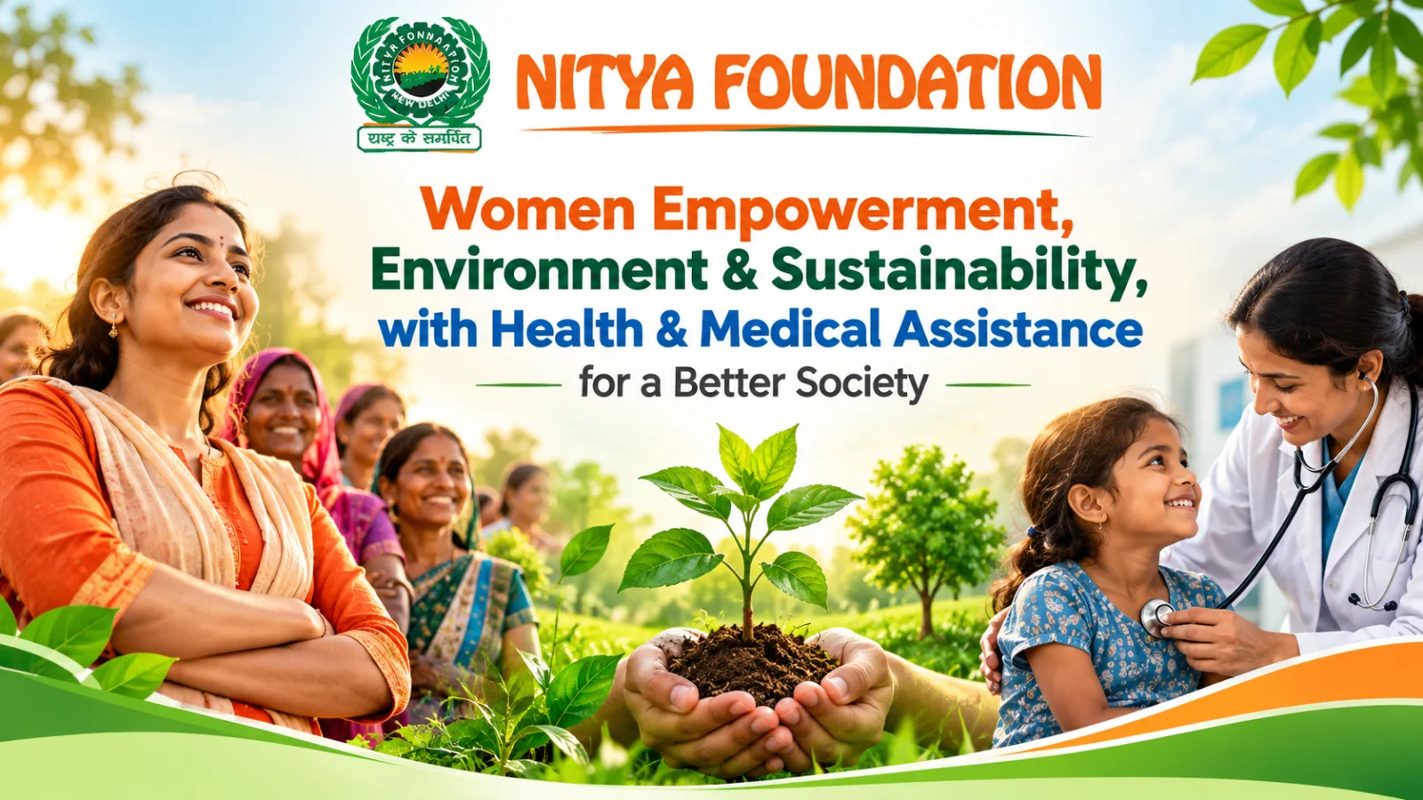 Better Society  for a  Women Empowerment, Environment with Sustainability,  Health Medical help